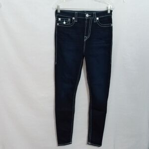 True Religion Dark Indigo Skinny Jeans